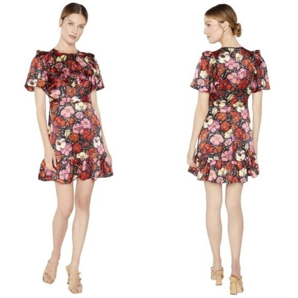 Cinq À Sept Dresses | Crystal Dress Maraschino Multi – Womens Size 4 New - Picture 1 of 13